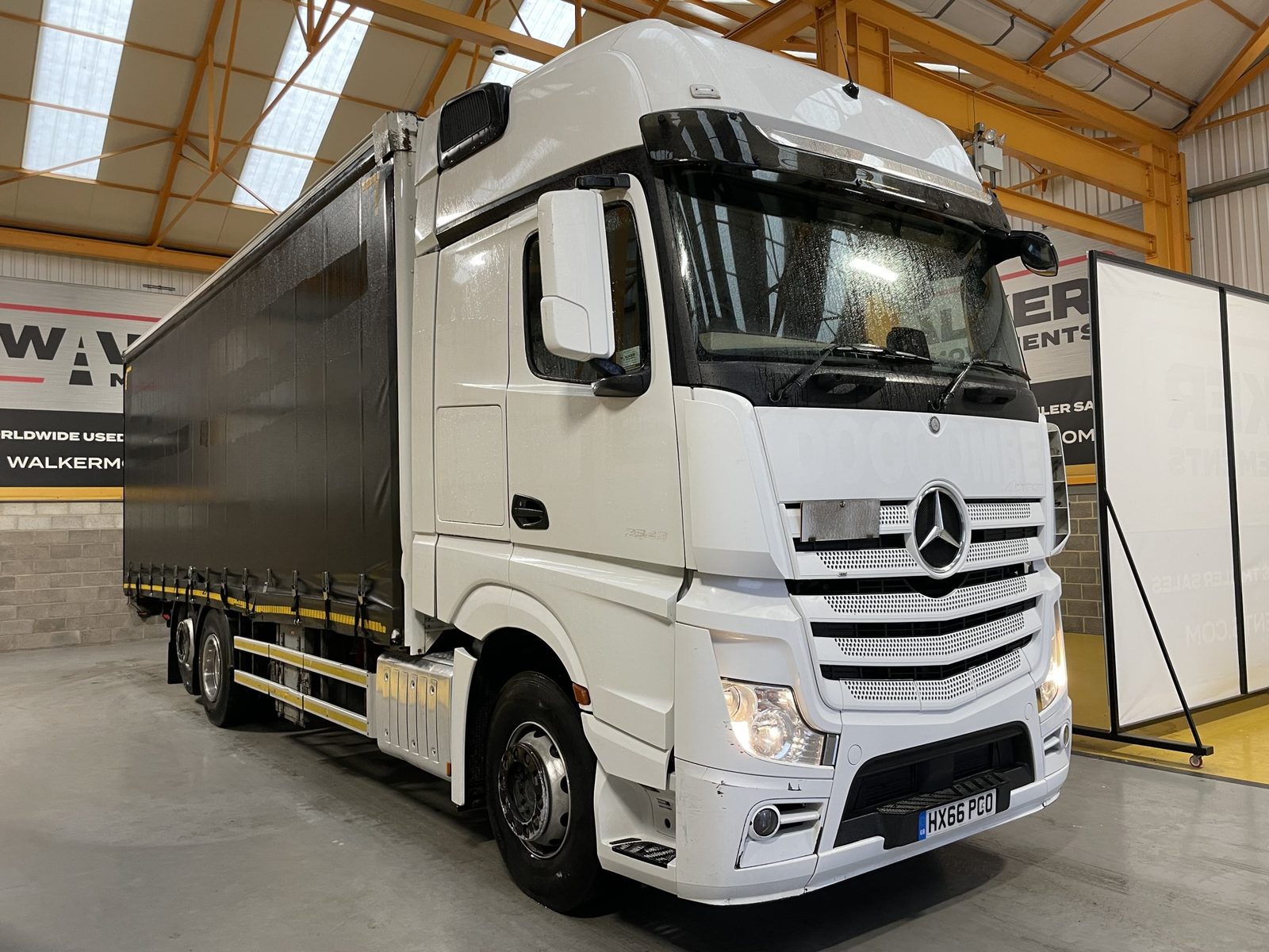 2019 Mercedes-Benz Actros 2543 — 2019 Mercedes-Benz Actros 2543 6x2 Curtain-Sided Rigid